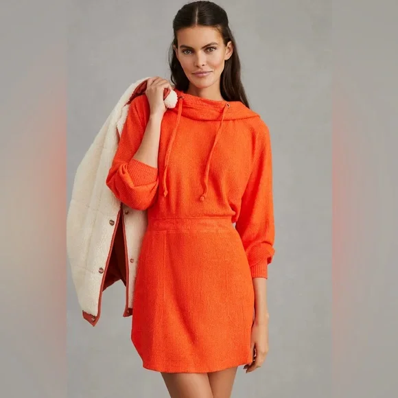 Daily Practice by Anthropologie Hoodie Mini Dress - Picture 1 of 11